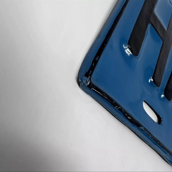 Vintage Cuba License Plate Custom Havana Spellout Blue Black 11.5” X 5.5” - Picture 8 of 11